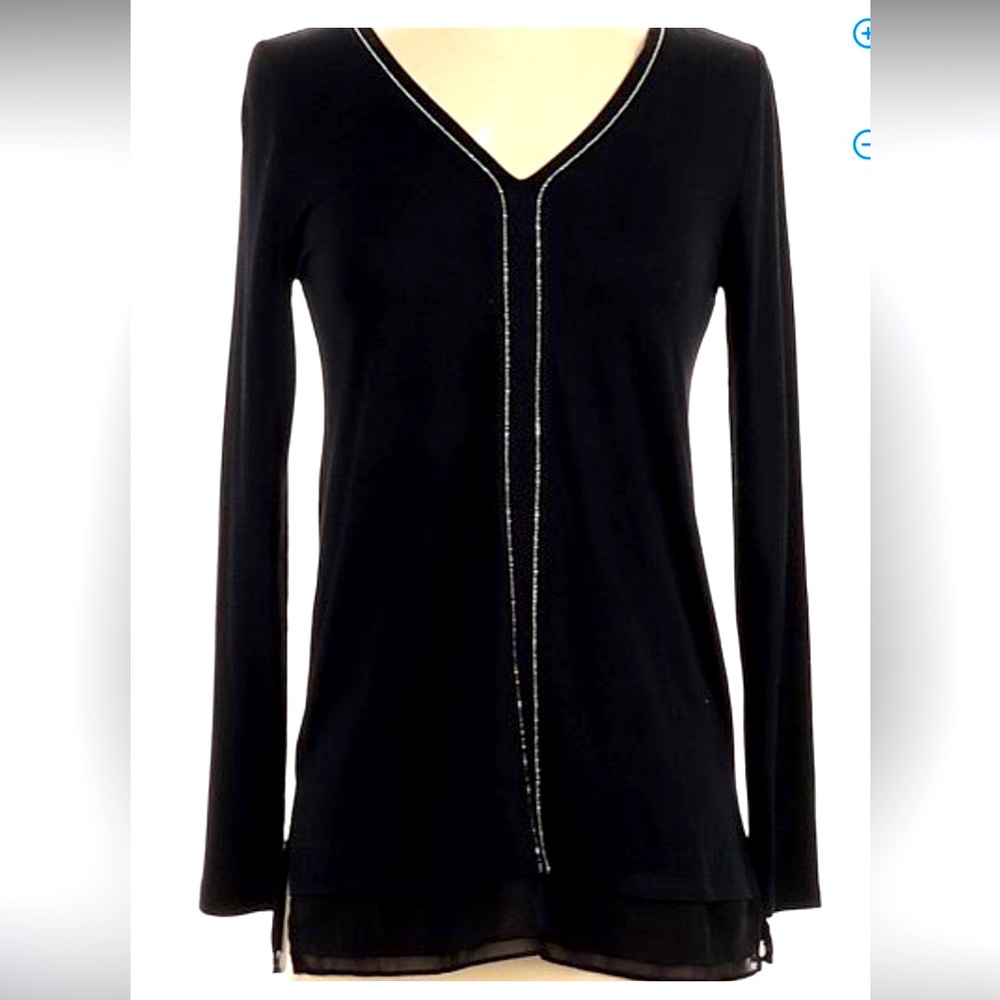 White House Black Market Women's Size medium Long Sleeve Top